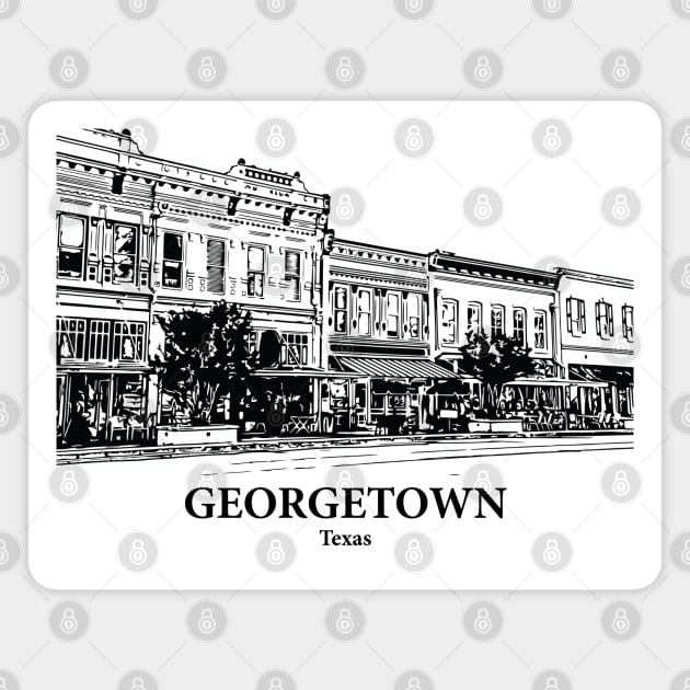 Georgetown - Texas Magnet by Lakeric